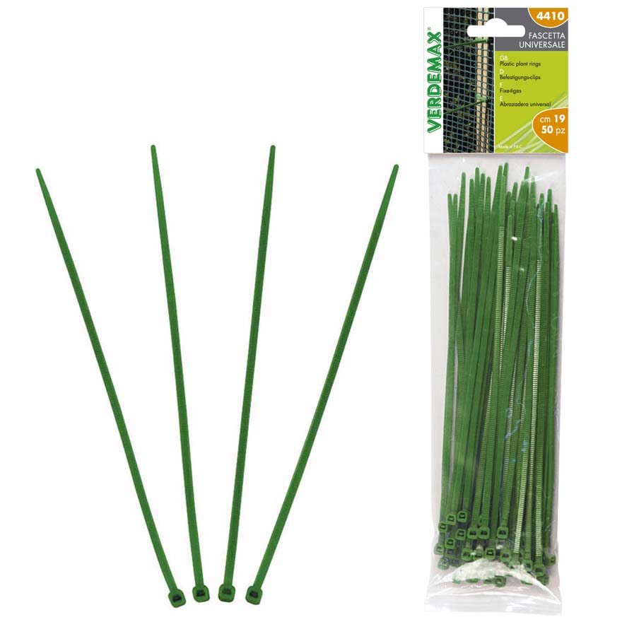 Universal green cable tie