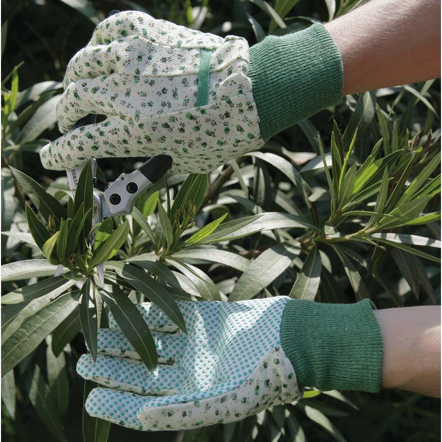 Patterned Garden Gloves